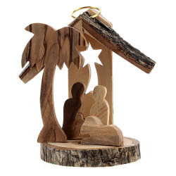 Natività mini 6 cm legno ulivo