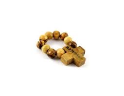 Decina del Rosario da Dito in Legno d'Ulivo "Jerusalem